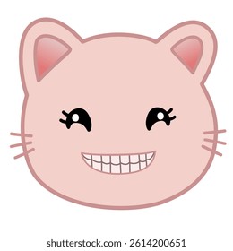 Cute cartoon cat emojis with different expression