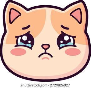 Un lindo conjunto de ilustración de emoción de cara de gato de dibujos animados con facial claro y expresivo
Expresiones en estilo de pegatina kawaii. Esta colección se centra en rostros emocionales como
Expresiones felices, tristes, enojadas, sorprendidas, emocionadas y amorosas.

Perfecto para paquetes de pegatinas, diseños de emojis, materiales de aprendizaje emocional para niños, hojas de trabajo,
contenido de redes sociales y proyectos imprimibles. Diseñado con ilustración plana simple,
Colores pastel, contornos gruesos y estilo de dibujos animados amigable. Aislado en el fondo blanco,
Sin texto y sin Marca de agua.