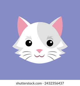 Cute cartoon cat profile avatar

Editable vector illustration made for animal avatar pack.