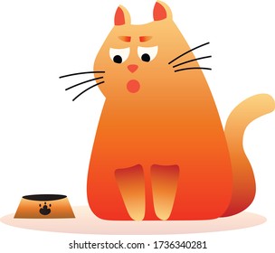 Cute cartoon gato vector clipart. gatito doméstico negro para mascota de ilustraciones de salón de mascota. Housecat felino aislado. Caricatura de carácter plano. Concepto de logotipo, impresión, tarjeta 