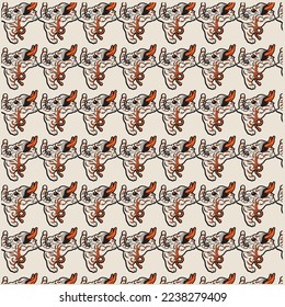 Cute Cartoon Cat Vector Icons,  Pattern And Background