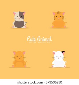 Cute Cartoon cats