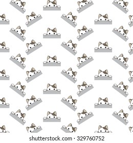 Cute Cartoon Cats Pattern.