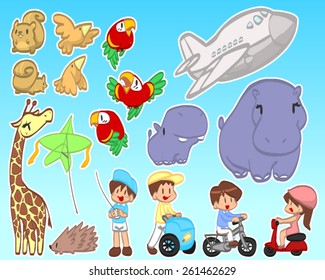 Cute cartoon character