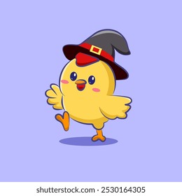 cute cartoon character chicken vector design