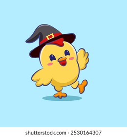 cute cartoon character chicken vector design