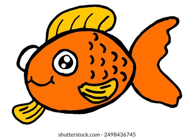  Cute Cartoon Character a fish