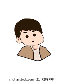 Cute cartoon character ilustration vector