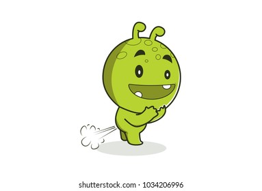 Cute Cartoon Character . Vector Illustration. isolated on white background.