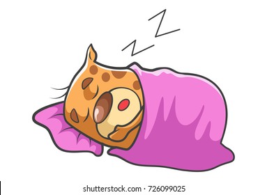 Cute Cartoon Character . vector Illustration. Isolated on white background.