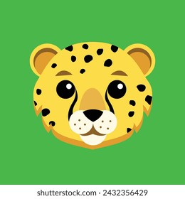 Cute cartoon cheetah profile avatar

Editable vector illustration made for animal avatar pack.