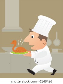 cute cartoon chef