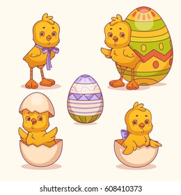 Cute Cartoon Chicken Set