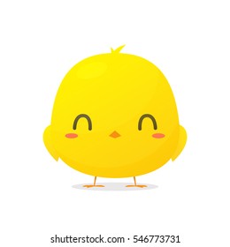 Cute Cartoon Chicken Vector