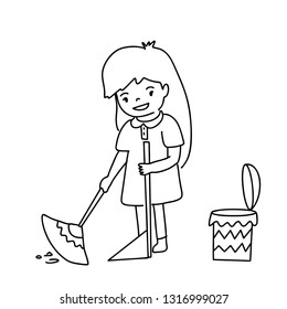 90 Child cleaning up toys Stock Illustrations, Images & Vectors ...