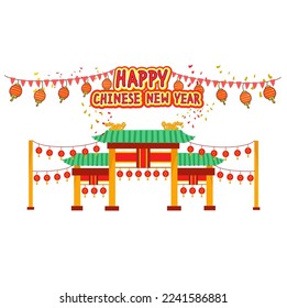 Cute Cartoon for Chinese New Year.