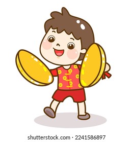 Cute Cartoon for Chinese New Year.