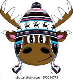 Cute Cartoon Christmas Reindeer