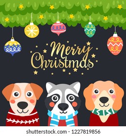 
Cute Cartoon Christmas vector.