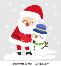 
Cute Cartoon Christmas vector.