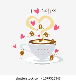 Free Free 149 Coffee Cup With Heart Steam Svg SVG PNG EPS DXF File