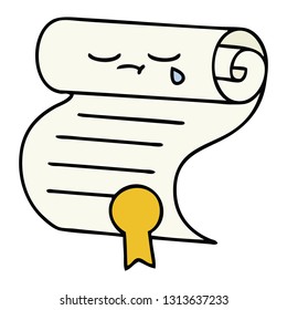 tira cómica de un contrato