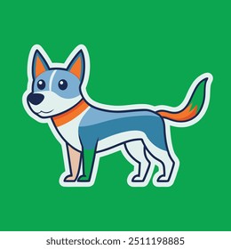 Cachorro de corgi de desenhos animados bonito, personagem de filhote kawaii vetor com uma expressão de rosto alegre, animal de corgi com comportamento alegre e cores brilhantes 