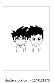 Cute Cartoon Couple