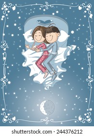 Couples sleeping together anime Anime Couple