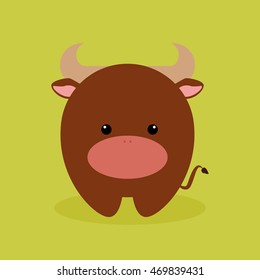Cute Cartoon cow
