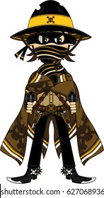 Cute Cartoon Cowboy