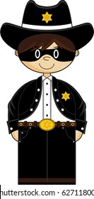 Cute Cartoon Cowboy