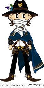 Cute Cartoon Cowboy