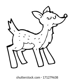 cute cartoon deer