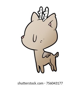 cute cartoon deer