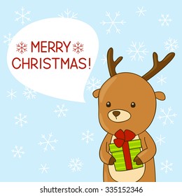 Cute cartoon deer  for Your design