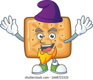 Cute cartoon design of crackers performed as an Elf