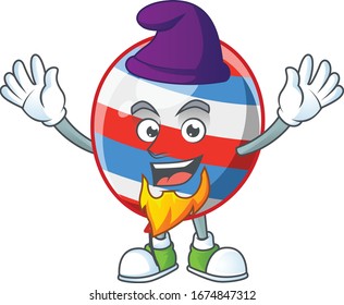 Cute cartoon design of independence day balloon performed as an Elf