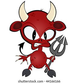 cute cartoon devil