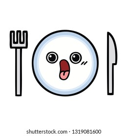 tira cómica de un plato de cena