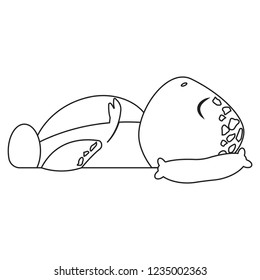 Cute cartoon dinosaur