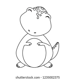 Cute cartoon dinosaur