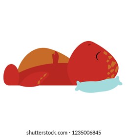 Cute cartoon dinosaur