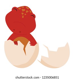 Cute cartoon dinosaur