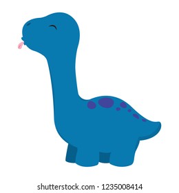 Cute cartoon dinosaur