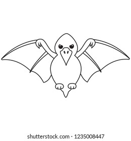Cute cartoon dinosaur