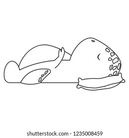 Cute cartoon dinosaur