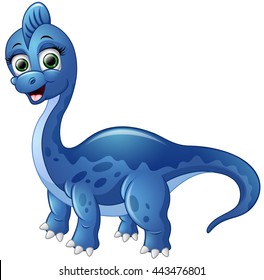 Cute cartoon dinosaur