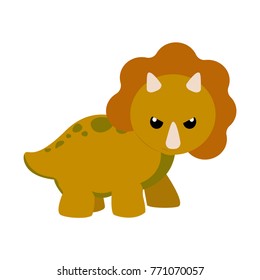 Cute cartoon dinosaur