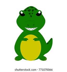 Cute cartoon dinosaur